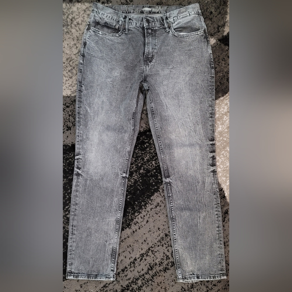 Men's Old Navy Gray Distressed Jeans 33x30